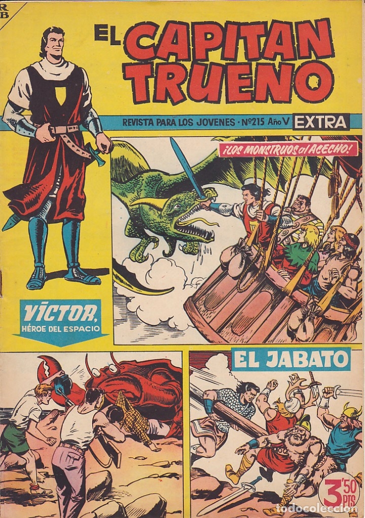 Tebeos: COMIC COLECCION EL CAPITAN TRUENO EXTRA N&ordm; 215 - Foto 1