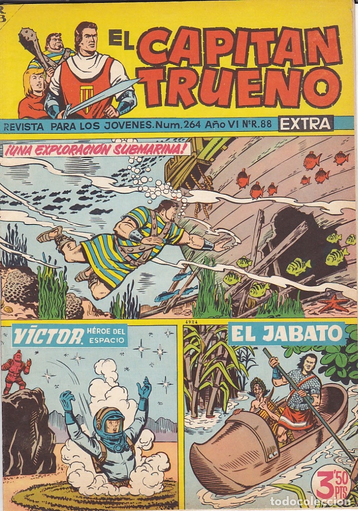 Tebeos: comic coleccion capitan trueno extra n&ordm; 264 - Foto 1