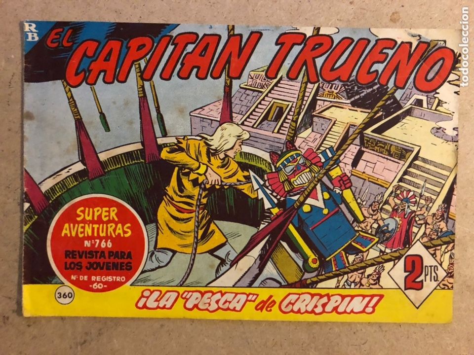 Tebeos: S&Uacute;PER AVENTURAS N&deg; 766 &iexcl;LA PESCA DE CRISP&Iacute;N! (EDITORIAL BRUGUERA 1963).