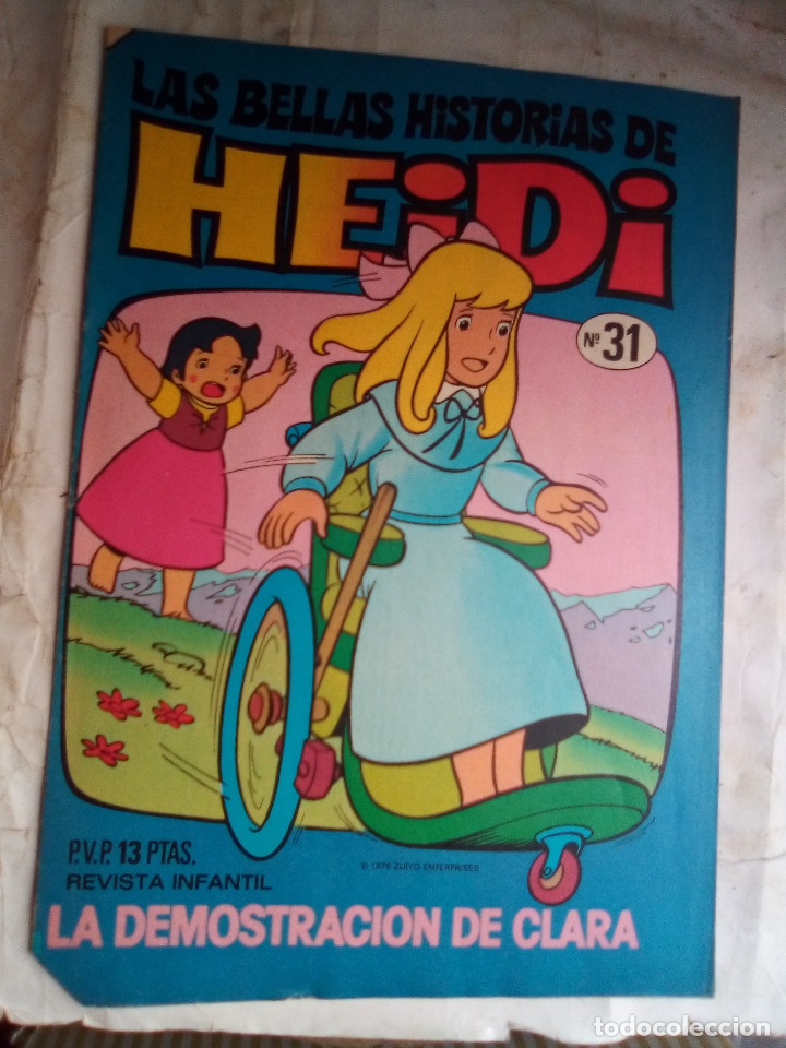 Tebeos: LAS BELLAS HISTORIAS DE HEIDI- N&ordm; 31 - GRAN TRABAJO DE JAN- 1976- RARO-BUENO-DIF&Iacute;CIL-LEAN- 1810