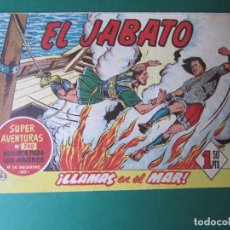 Tebeos: JABATO, EL (1958, BRUGUERA) 63 · 28-XII-1959 · LLAMAS EN EL MAR. Lote 174481263