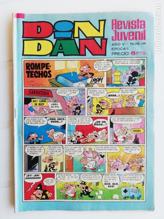 Tebeos: DIN-DAN - N&deg; 149, A&Ntilde;O 1970 - Foto 1