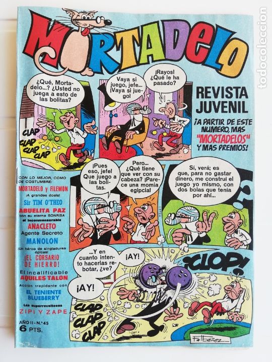 Tebeos: MORTADELO, N&deg; 45, A&Ntilde;O 1971 - Foto 1