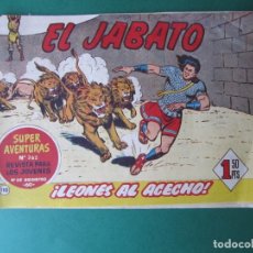 Tebeos: JABATO, EL (1958, BRUGUERA) 110 · 21-XI-1960 · LEONES AL ACECHO. Lote 174511165