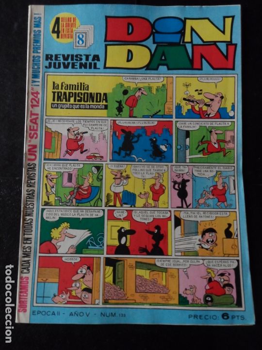 Tebeos: DIN DAN N&ordm; 135 EDITORIAL BRUGUERA - Foto 1