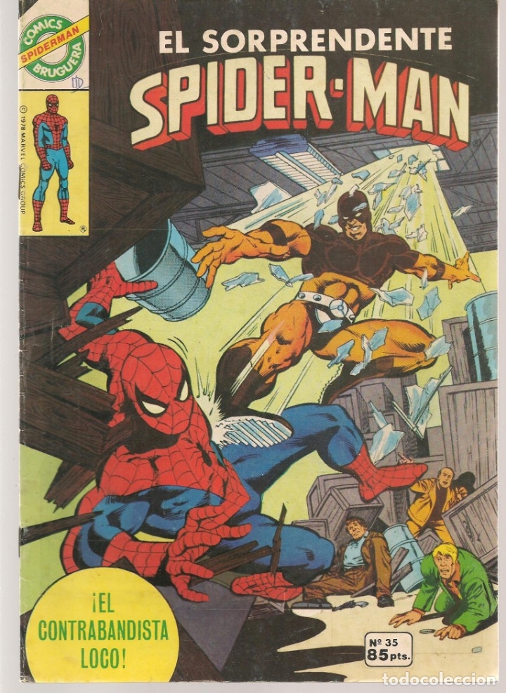 Tebeos: SPIDERMAN. N&ordm; 35. COMICS BRUGUERA. (C/A33) - Foto 1