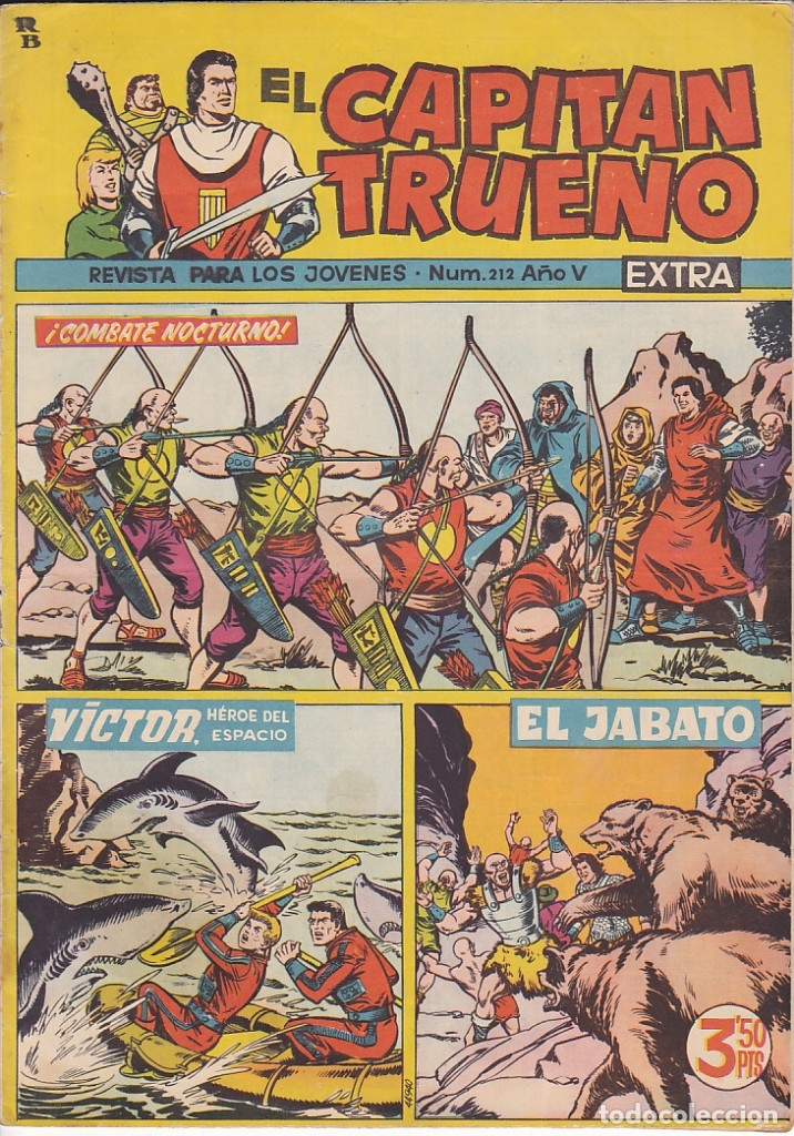 Tebeos: COMIC COLECCION EL CAPITAN TRUENO EXTRA N&ordm; 212 - Foto 1