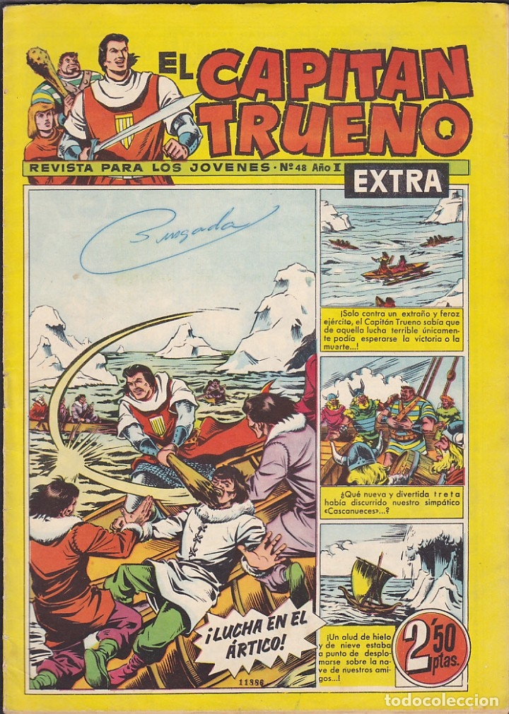 Tebeos: CAPITAN TRUENO EXTRA N&ordm; 48 - Foto 1