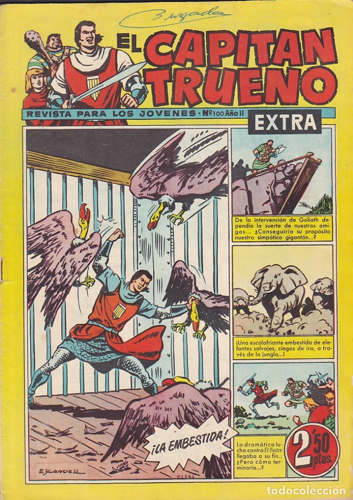 Tebeos: CAPITAN TRUENO EXTRA N&ordm; 100 - Foto 1