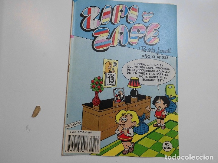 Tebeos: ZIPI ZAPE N&ordm; 538 - Foto 1