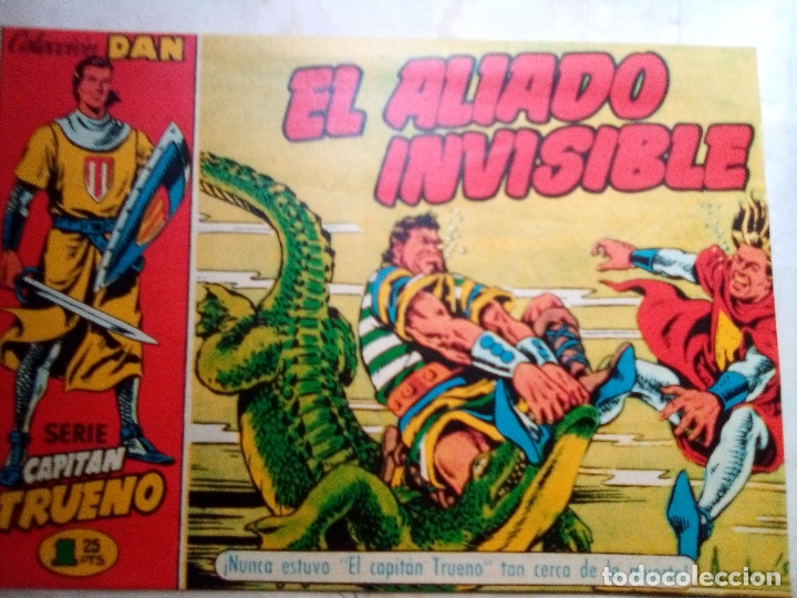 Livros de Banda Desenhada: EL CAPIT&Aacute;N TRUENO-REEDICI&Oacute;N 1986- N&ordm; 8 -EL ALIADO INVISIBLE-GRAN AMBR&Oacute;S-FLAMANTE-DIF&Iacute;CIL-LEAN-2043