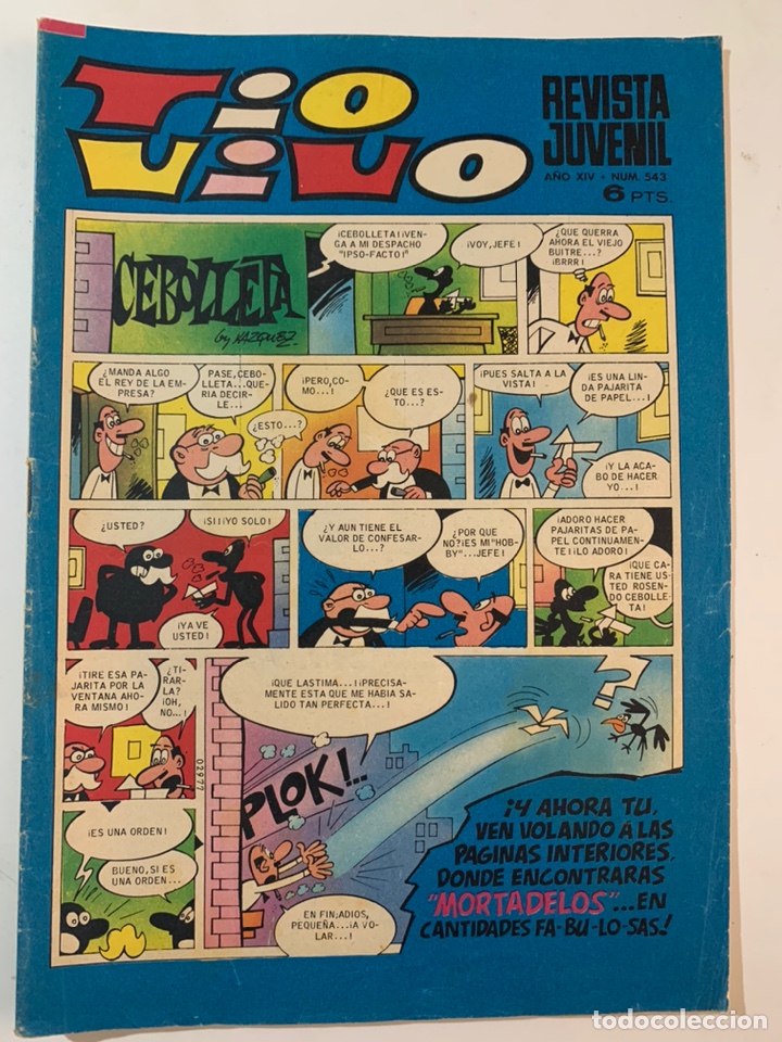 Tebeos: Comic tebeo tio vivo n&ordm; 543 - Foto 1