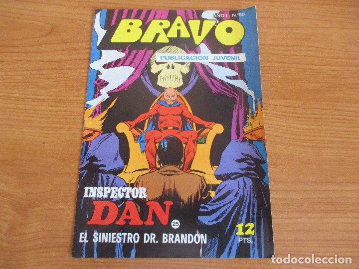 Tebeos: COMIC BRAVO  N&ordm; 50 , INSPECTOR DAN ( BRUGUERA ) - Foto 1