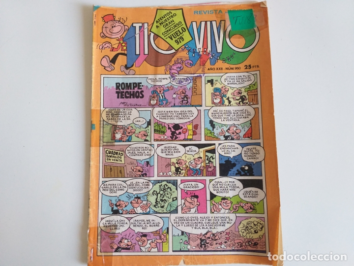 Tebeos: TIO VIVO. N&Uacute;MERO 950. A&Ntilde;O XXII. (BRUGUERA)