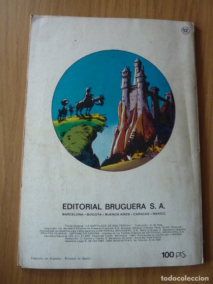 Tebeos: C&Oacute;MIC LOS PITUFOS: EL SORTILEGIO DE MALASOMBRE. BRUGUERA. - Foto 2
