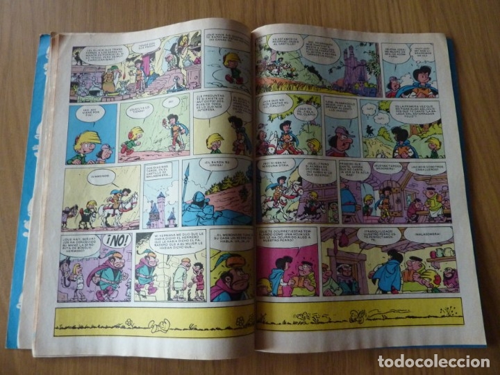 Tebeos: C&Oacute;MIC LOS PITUFOS: EL SORTILEGIO DE MALASOMBRE. BRUGUERA. - Foto 3