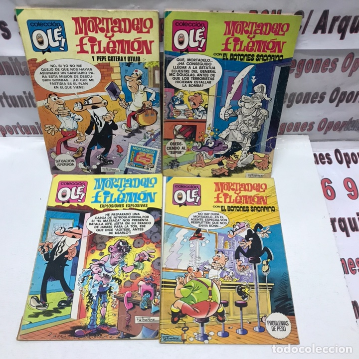 Tebeos: Lote 4 comic mortadelo y filemon - Foto 1