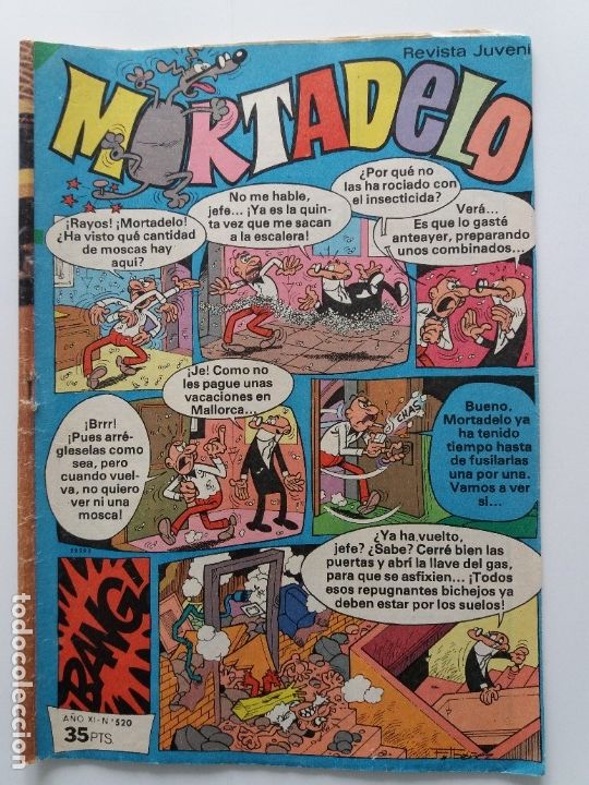 Tebeos: MORTADELO. N&ordm; 520. 1980. - Foto 1