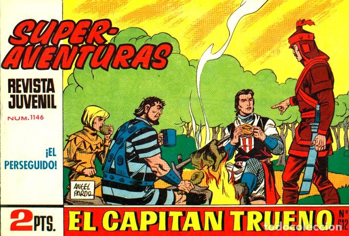 Tebeos: EL CAPIT&Aacute;N TRUENO-612 (BRUGUERA) DE &Aacute;NGEL PARDO