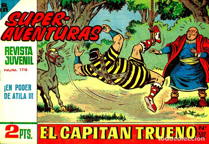 Tebeos: EL CAPITAN TRUENO-582 (BRUGUERA) DE MART&Iacute;NEZ OSETE