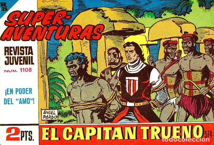 Tebeos: EL CAPITAN TRUENO-574 (BRUGUERA) DE &Aacute;NGEL PARDO
