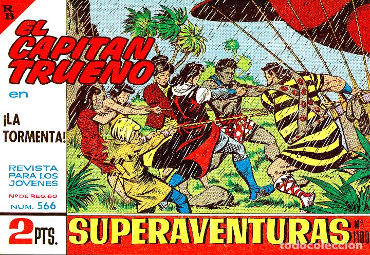 Giornalini: EL CAPITAN TRUENO-566 (BRUGUERA) DE MART&Iacute;NEZ OSETE