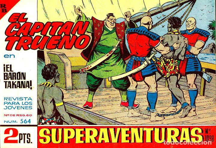 Giornalini: EL CAPITAN TRUENO-564 (BRUGUERA) DE MART&Iacute;NEZ OSETE