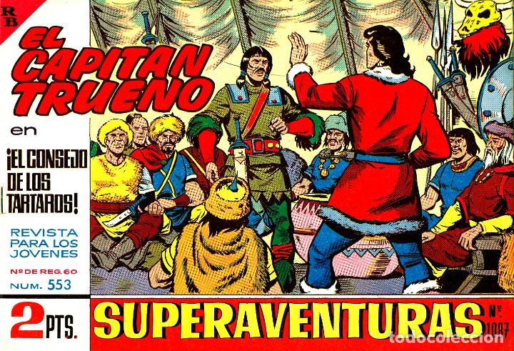 Giornalini: EL CAPITAN TRUENO-553 (BRUGUERA) DE MART&Iacute;NEZ OSETE