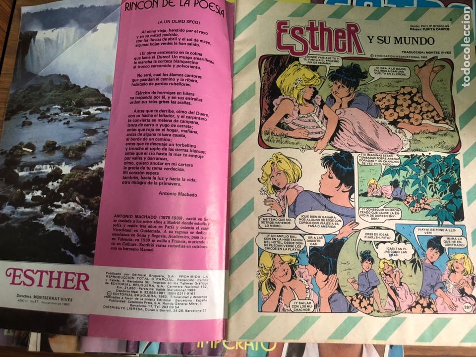 Tebeos: ESTHER-EDITORIAL BRUGUERA-8 EJEMPLARES. - Foto 2