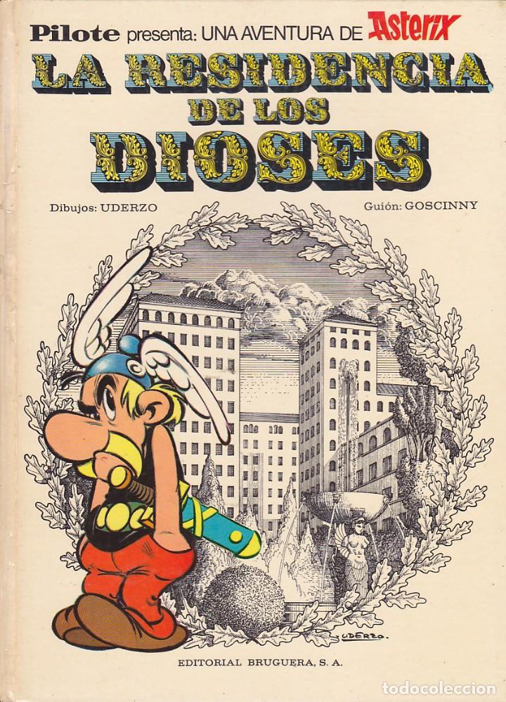 Tebeos: COMIC COLECCION ASTERIX LA RESIDENCIA DE LOS DIOSES 1&ordf; EDICION - Foto 1
