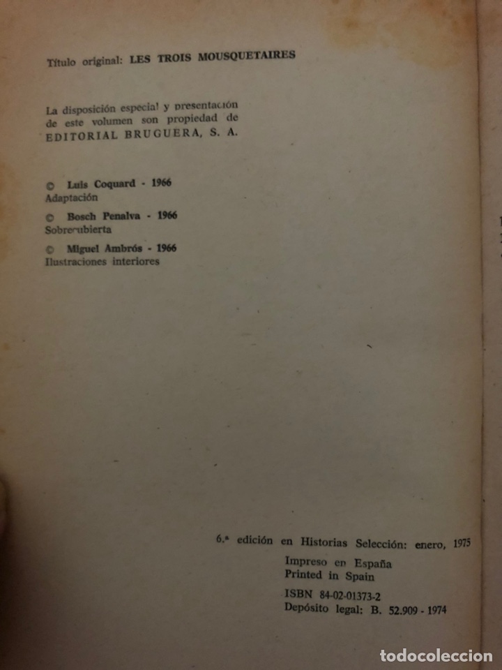Tebeos: LOS TRES MOSQUETEROS de Alejandro Dumas (c&oacute;mic, libro) - Foto 2