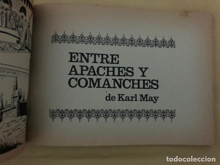 Tebeos: IVANHOE y ENTRE APACHES Y COMANCHES (c&oacute;mic, libro) - Foto 3