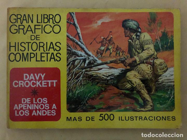 Tebeos: DAVY CROCKETT y DE LOS APENINOS A LOS ANDES (c&oacute;mic, libro) - Foto 1
