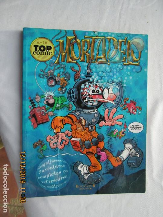Tebeos: MORTADELO TOP C&Oacute;MIC N&ordm; 16 - EDICIONES B 1&ordf; ED. 2005. - Foto 1