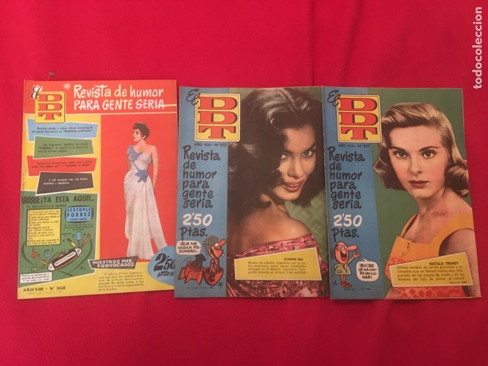 Tebeos: Lote 3 c&oacute;mic el DDT a&ntilde;o 1958 - Foto 1