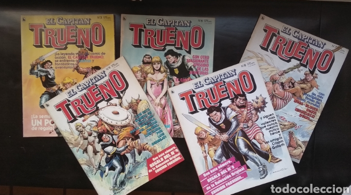 Tebeos: EL CAPIT&Aacute;N TRUENO,,,lote de 5 comics - Foto 1