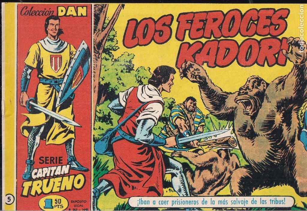 BDs: EL CAPITÁN TRUENO. COLECCIÓN DAN FACSIMIL Nº 5