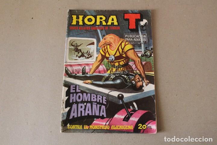 Tebeos: HORA T, EL HOMBRE ARA&Ntilde;A N&ordm; 9: CONTRA EL MONSTRUO ALIENIGENA - EDITORIAL BRUGUERA 1975