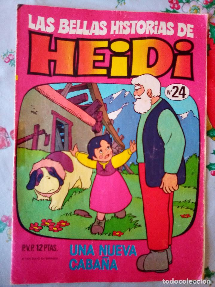 Tebeos: LAS BELLAS HISTORIAS DE HEIDI- N&ordm; 24 -GRAN TRABAJO DE JAN-1976-MUY DIF&Iacute;CIL-CORRECTO-LEAN-2969