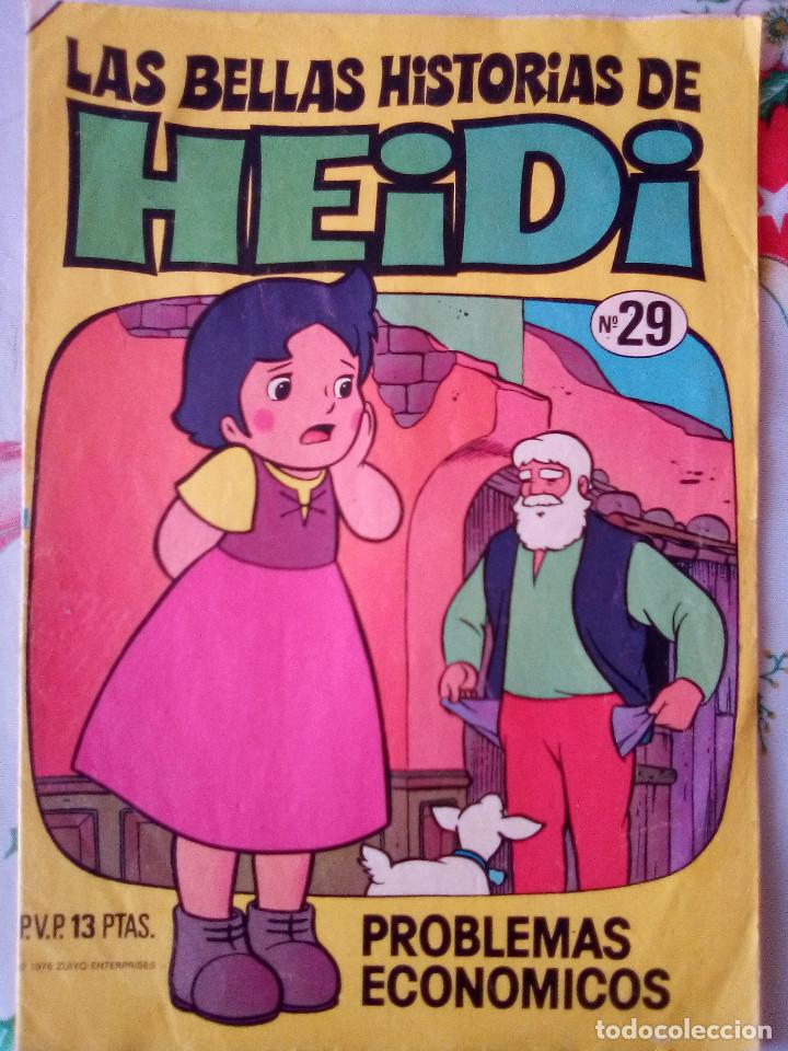 Tebeos: LAS BELLAS HISTORIAS DE HEIDI- N&ordm; 29 -GRAN TRABAJO DE JAN-1976-MUY DIF&Iacute;CIL-CORRECTO-LEAN-2972