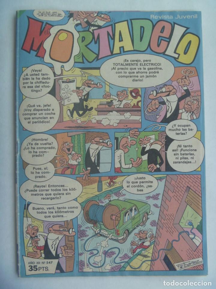 Tebeos: MORTADELO N&ordm; 547. DE BRUGUERA, 1981 - Foto 1