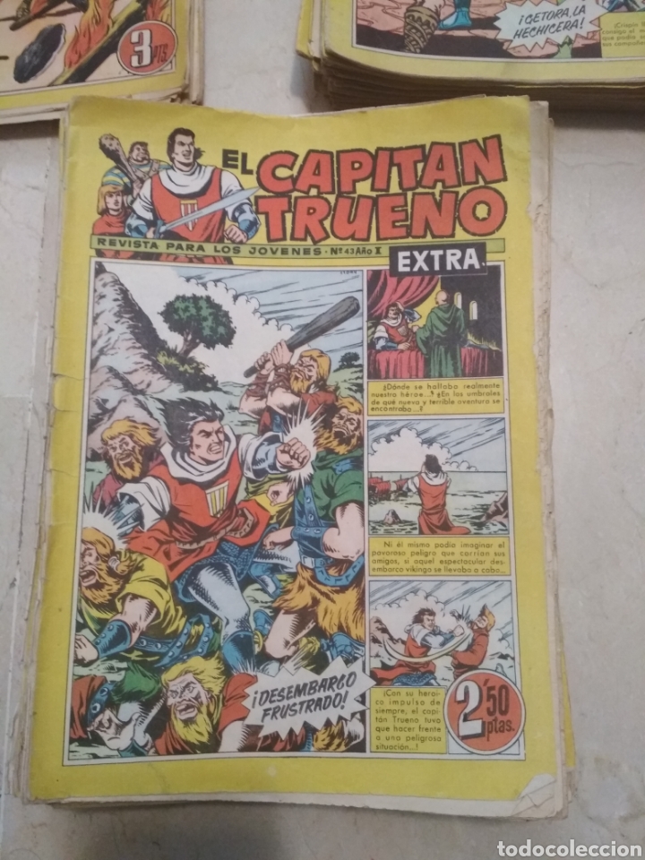 Tebeos: CAPITAN TRUENO EXTRA 139 N&Uacute;MEROS - Foto 3