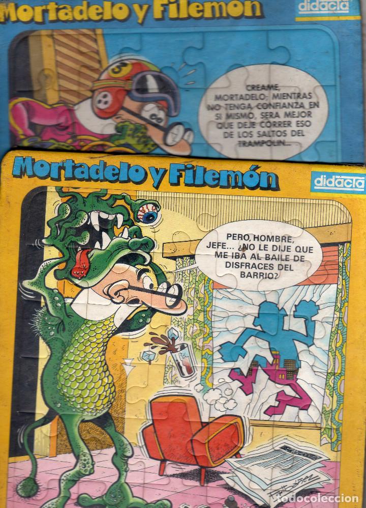 Tebeos: DOS PUZZLES DE MORTADELO NUEVOS - Foto 1