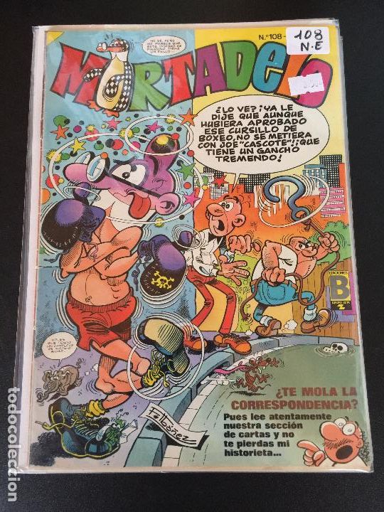 Tebeos: EDICIONES B MORTADELO NUMERO 108 NORMAL ESTADO - Foto 1