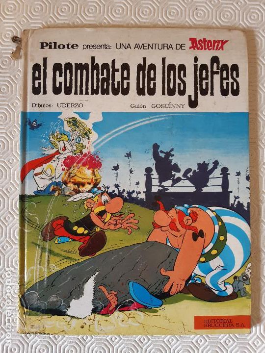 Tebeos: ASTERIX. EL COMBATE DE LOS JEFES. EDITORIAL BRUGUERA 1969. - Foto 1