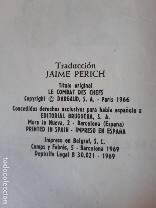 Tebeos: ASTERIX. EL COMBATE DE LOS JEFES. EDITORIAL BRUGUERA 1969. - Foto 2