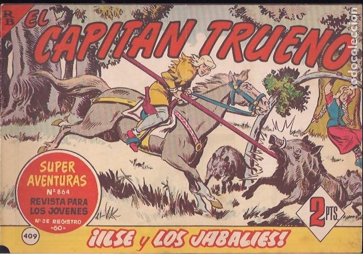 Tebeos: EL CAPIT&Aacute;N TRUENO N&ordm; 409 - Foto 1