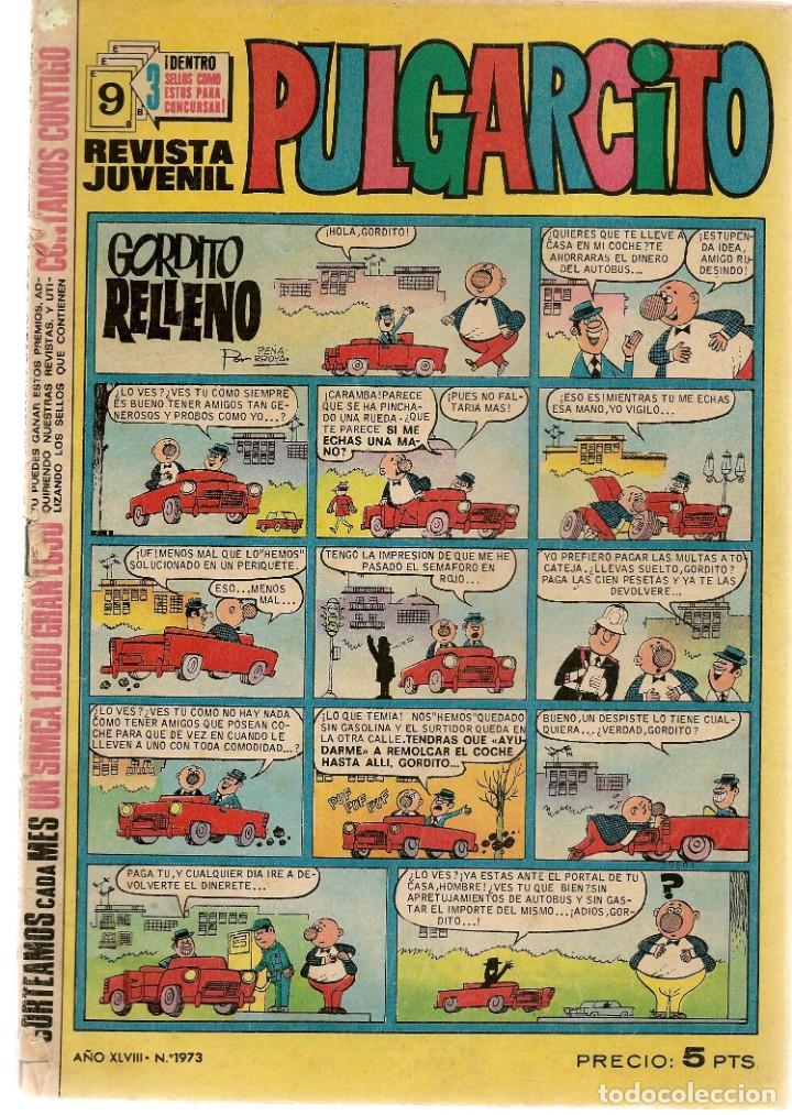 Tebeos: PULGARCITO. Nº 1973. EL SHERIFF KING. BRUGUERA 1969.(ST/)