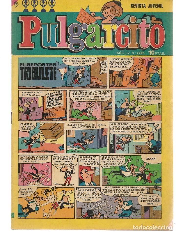 Tebeos: PULGARCITO. Nº 2290. EL SHERIFF KING. BRUGUERA, 1966.(ST/)