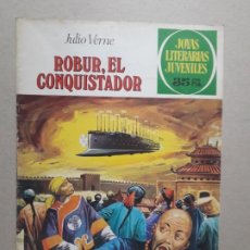 Tebeos: JOYAS LITERARIAS JUVENILES - ROBUR, EL CONQUISTADOR (JULIO VERNE) - ORIGINAL EDITORIAL BRUGUERA. Lote 200259545